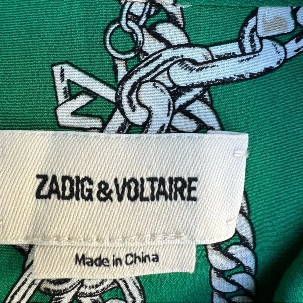 Zadig & Voltaire 100% silk ravy chain dress - Picture 4 of 5